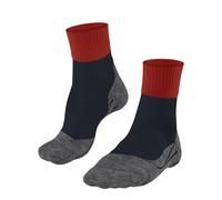 FALKE TK2 Explore Cool Short M Sso lyocell hilo funcional antiampollas gruesos, Calcetines para senderismo Hombre, Naranja Samba Orange 8182, 46-48