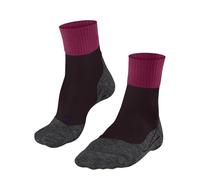 FALKE TK2 Explore Cool Short W Sso lyocell hilo funcional antiampollas gruesos 1 par, Calcetines para senderismo Mujer, Morado Azalea 8501, 37-38