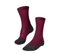 FALKE TK2 Explore Cool W SO lyocell hilo funcional anti-ampollas gruesa 1 par, Calcetines para correr Mujer, Rojo Red 8644, 35-36