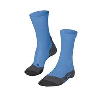 FALKE TK2 Explore Cool W So lyocell hilo funcional antiampollas gruesos 1 par, Calcetines para senderismo Mujer, Gris Morning Sky 6546, 37-38