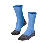 FALKE TK2 Explore M So lana hilo funcional antiampollas gruesos 1 par, Calcetines para senderismo Hombre, Azul Stone Blue 6599, 42-43