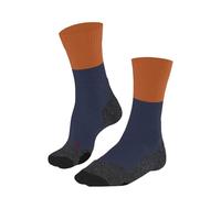 FALKE TK2 Explore M So lana hilo funcional antiampollas gruesos 1 par, Calcetines para senderismo Hombre, Azul Enzian 6570, 46-48