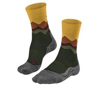 FALKE TK2 Explore M So lana hilo funcional antiampollas gruesos 1 par, Calcetines para senderismo Hombre, Verde Vertigo 7962-O Crest, 42-43
