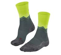FALKE TK2 Explore M So lana hilo funcional antiampollas gruesos, Calcetines para senderismo Hombre, Gris Steel Grey 3583 Crest-O, 42-43