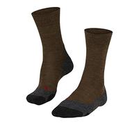 Falke Calcetines TK2 Explore Melange Hombre – Lana, Antiampollas Marrón 44-45