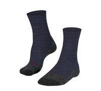 FALKE TK2 Explore Melange M So lana hilo funcional antiampollas gruesos 1 par, Calcetines para senderismo Hombre, Azul Dark Blue Melange 6688, 42-43