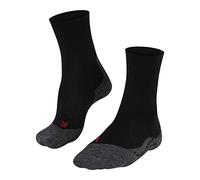 FALKE TK2 Explore Sensitive M So lana hilo funcional antiampollas gruesos 1 par, Calcetines para senderismo Hombre, Negro Black-Mix 3010, 39-41