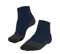 FALKE TK2 Explore Short M Sso lana hilo funcional antiampollas gruesos 1 par, Calcetines para senderismo Hombre, Azul Stone Blue 6599, 44-45
