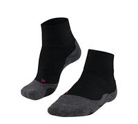 FALKE TK2 Explore Short W Sso lana hilo funcional antiampollas gruesos 1 par, Calcetines para senderismo Mujer, Negro Black-Mix 3010, 39-40