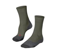 FALKE TK2 Explore W So lana hilo funcional antiampollas gruesos 1 par, Calcetines para senderismo Mujer, Verde Olive 7830, 35-36