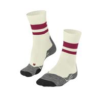 FALKE TK2 Explore W So lana hilo funcional antiampollas gruesos 1 par, Calcetines para senderismo Mujer, Blanco Woolwhite 2060, 37-38