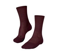 FALKE TK2 Explore Wool M So lana hilo funcional antiampollas gruesos 1 par, Calcetines para senderismo Hombre, Rojo Scarlet 8289, 42-43