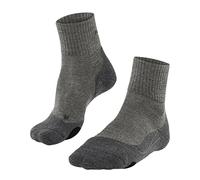 FALKE TK2 Explore Wool Short M Sso lana hilo funcional antiampollas gruesos 1 par, Calcetines para senderismo Hombre, Beis Kitt Mouline 4310, 42-43