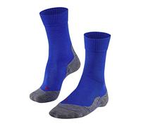 FALKE TK5 Wander M So lana hilo funcional antiampollas finos 1 par, Calcetines para senderismo Hombre, Azul Yve 6714, 46-48