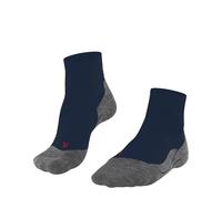 FALKE TK5 Wander Short M Sso lana hilo funcional antiampollas finos 1 par, Calcetines para senderismo Hombre, Azul Blue Pond 6598, 39-41