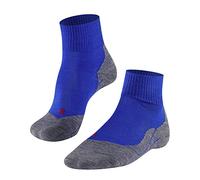 FALKE TK5 Wander Short M Sso lana hilo funcional antiampollas finos 1 par, Calcetines para senderismo Hombre, Azul Yve 6714, 39-41