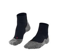 FALKE TK5 Wander Short M Sso lana hilo funcional antiampollas finos, Calcetines para senderismo Hombre, Azul Marine 6121, 42-43