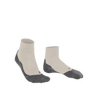 FALKE TK5 Wander Short W Sso lana hilo funcional antiampollas finos 1 par, Calcetines para senderismo Mujer, Beis Natural 4200, 35-36