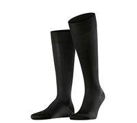 FALKE Ultra Energizing M Kh algodón con compresión 1 par, Calcetines largos Hombre, Negro Black 3000 - Perímetro de la pantorrilla W3, 43-44