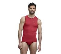 FALKE Ultralight Cool M S/l SH Hilo Funcional Secado rápido 1 Pieza, Capa de Base Superior Hombre, Rojo Bloody Mary 8177, S