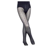 FALKE Unisex Kids Romantic Dot 30 DEN pantimedias fino suave hilo