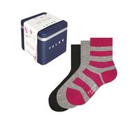 FALKE unisex niños Happy 3-Pack Giftbox calcetines transpirable algodón extra suave reforzado en la piel costura plana para dedos sin presión la vida cotidiana y la escuela multipack 3 pares