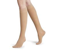FALKE Vitalize 40 DEN W Kh semiopaco con compresión 1 par, Calcetines largos Mujer, Color piel Cocoon 4059, 35-38