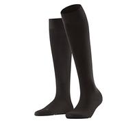 FALKE Vitalizer W Kh algodón con compresión 1 par, Calcetines largos Mujer, Marrón Dark Brown 5239, 37-38