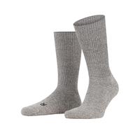 Falke Calcetines Walkie Ergo U de lana lisos unisex Gris Graphite Melange 3060 46-48