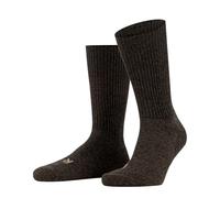 FALKE Walkie Ergo U So lana lisos 1 par, Calcetines Unisex adulto, Marrón Dark Brown 5450, 37-38