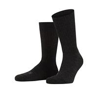 Falke Calcetines Walkie Ergo U So de lana lisos Unisex adulto Gris Anthracite Melange 3080 37-38