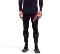 FALKE Warm 3/4 M Ti Hilo Funcional Secado rápido 1 Pieza, Capa de Base Inferior Hombre, Negro Black 3000 Iconic, L