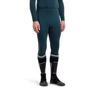 FALKE Warm 3/4 M Ti Hilo Funcional Secado rápido 1 Pieza, Capa de Base Inferior Hombre, Verde Holly 7385 Trend, S