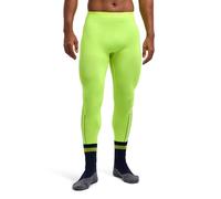 FALKE Warm Long M Ti Hilo Funcional Secado rápido 1 Pieza, Capa de Base Inferior Hombre, Amarillo Lightning 1690 Trend, L