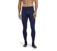 FALKE Warm Long M Ti Hilo Funcional Secado rápido 1 Pieza, Capa de Base Inferior Hombre, Azul Space Blue 6116, XXL