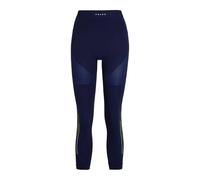 FALKE Warm Long W Ti Hilo Funcional Secado rápido 1 Pieza, Capa de Base Inferior Mujer, Azul Space Blue 6116 Trend, XS