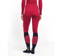 FALKE Warm Long W Ti Hilo Funcional Secado rápido 1 Pieza, Capa de Base Inferior Mujer, Rojo Red 8644, XS