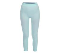 FALKE Warm Long W Ti Hilo Funcional Secado rápido 1 Pieza, Capa de Base Inferior Mujer, Verde Jade 7439, XL