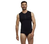 FALKE Warm M S/l SH Hilo Funcional Secado rápido 1 Pieza, Capa de Base Superior Hombre, Negro Black 3000, L