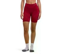 FALKE Warm Short W Ti Hilo Funcional Secado rápido 1 Pieza, Capa de Base Inferior Mujer, Rojo Ruby 8830, M