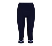 FALKE Warm Trend 3/4 W Ti hilo funcional secado rápido 1 pieza, Capa de base inferior Mujer, Azul Space Blue 6116, XS