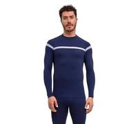 FALKE Warm Turtleneck M L/s Sh hilo funcional secado rápido 1 pieza, Capa de base superior Hombre, Azul Space Blue 6116 Trend, XL
