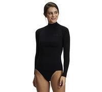 FALKE Warm Turtleneck W L/S SH hilo funcional secado rápido termo 1 pieza, Capa de base superior Mujer, Negro (Black 3000), XS