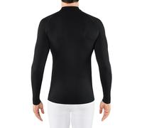 FALKE Warm Zip camiseta Tight Fit Men Sport Ropa Interior, hombre, Warm Zip Shirt Tight Fit Men, negro, small