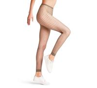 Falke Wicker Games W Le Transparentes Estampados 1 Pieza, Leggings Mujer, Color Piel Sesame 4390, XL