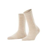 FALKE Women's Softmerino calcetines lana algodón transpirable | regulación del clima antiolores plano delgado elegante costura plana en la zona de la punta 1 par