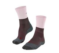 FALKE Women's TK2 calcetines para senderismo trekking largos cálidos | acolchado medio antiampollas transpirable secado rápido regulación del clima antiolores lana hilo funcional 1 par