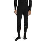 FALKE Wool-Tech 3/4 M Ti lana hilo funcional secado rápido 1 pieza, Capa de base inferior Hombre, Negro Black 3000, L