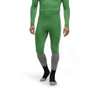 FALKE Wool-Tech 3/4 M Ti Lana Hilo Funcional Secado rápido 1 Pieza, Capa de Base Inferior Hombre, Verde Grass Green 7014 Trend, S