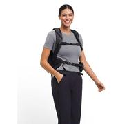 FALKE Wool-Tech Light Protective W S/s TS Lana Hilo Funcional Secado rápido 1 Pieza, Capa de Base Superior Mujer, Gris Grey-Heather 3757, XL
